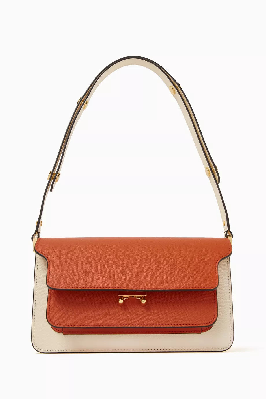 East-West Trunk Bag in Saffiano Leather