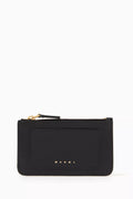 Logo Wallet in Saffiano Leather