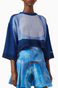 Kimono-sleeve Sweater