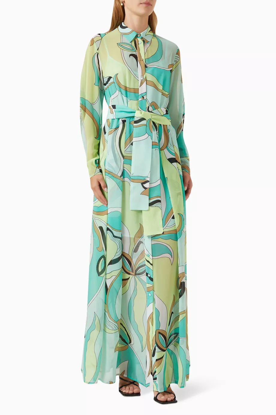 Floral Shirt Dress
