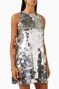 Disc Sequin Mini Dress
