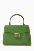 Medium Katy Top Handle Bag in Leather