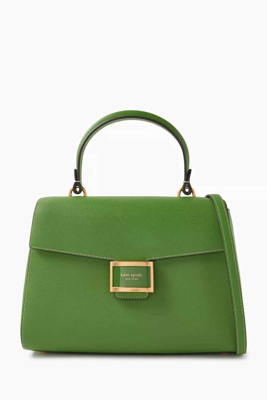 Medium Katy Top Handle Bag in Leather