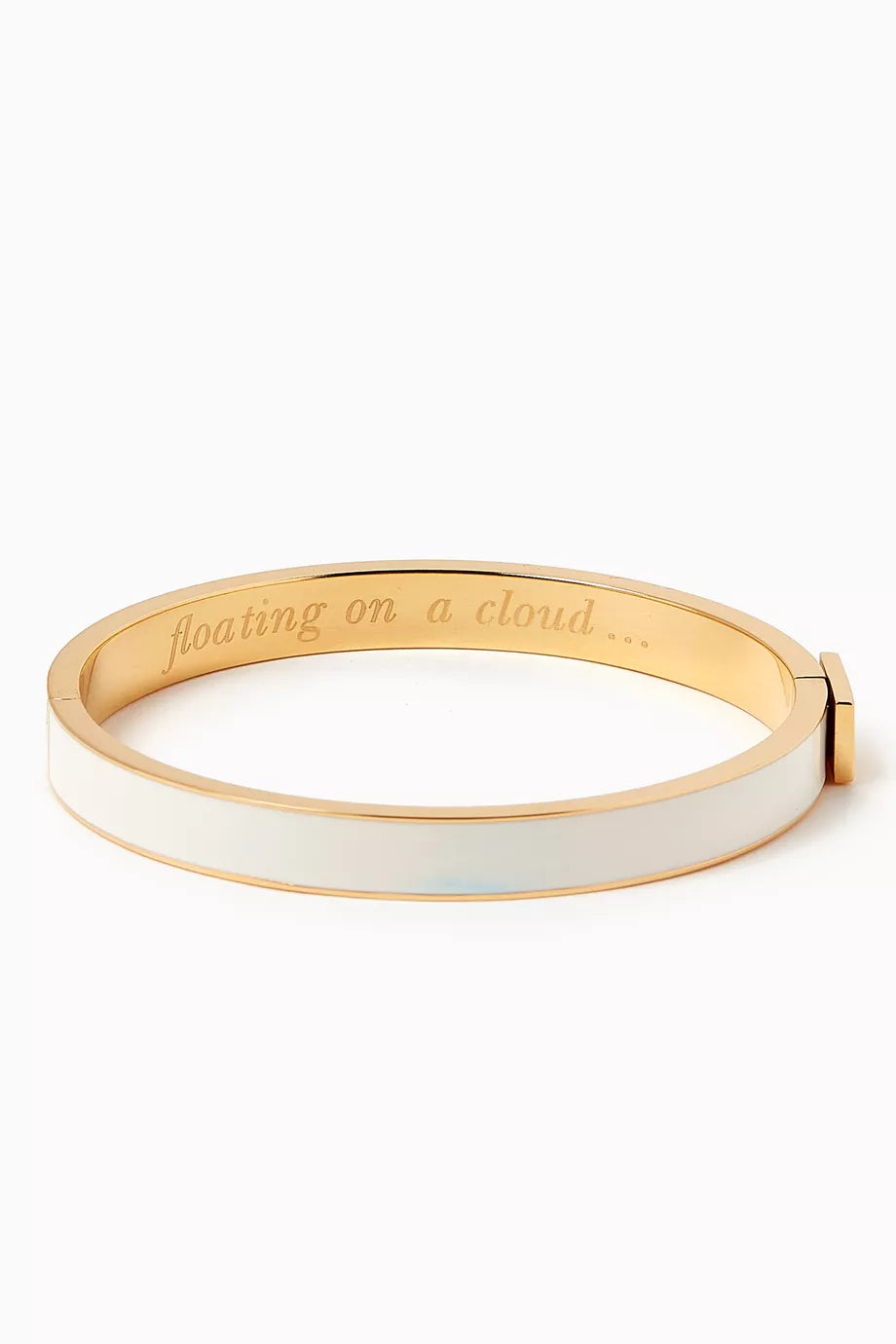 "Floating on a Cloud" Thin Idiom Bangle