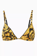 Barocco-print Bra in Silk-twill