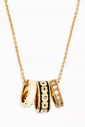 C Signature Rondelle Necklace in Metal