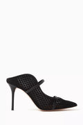 Maureen Mules in Lace Mesh