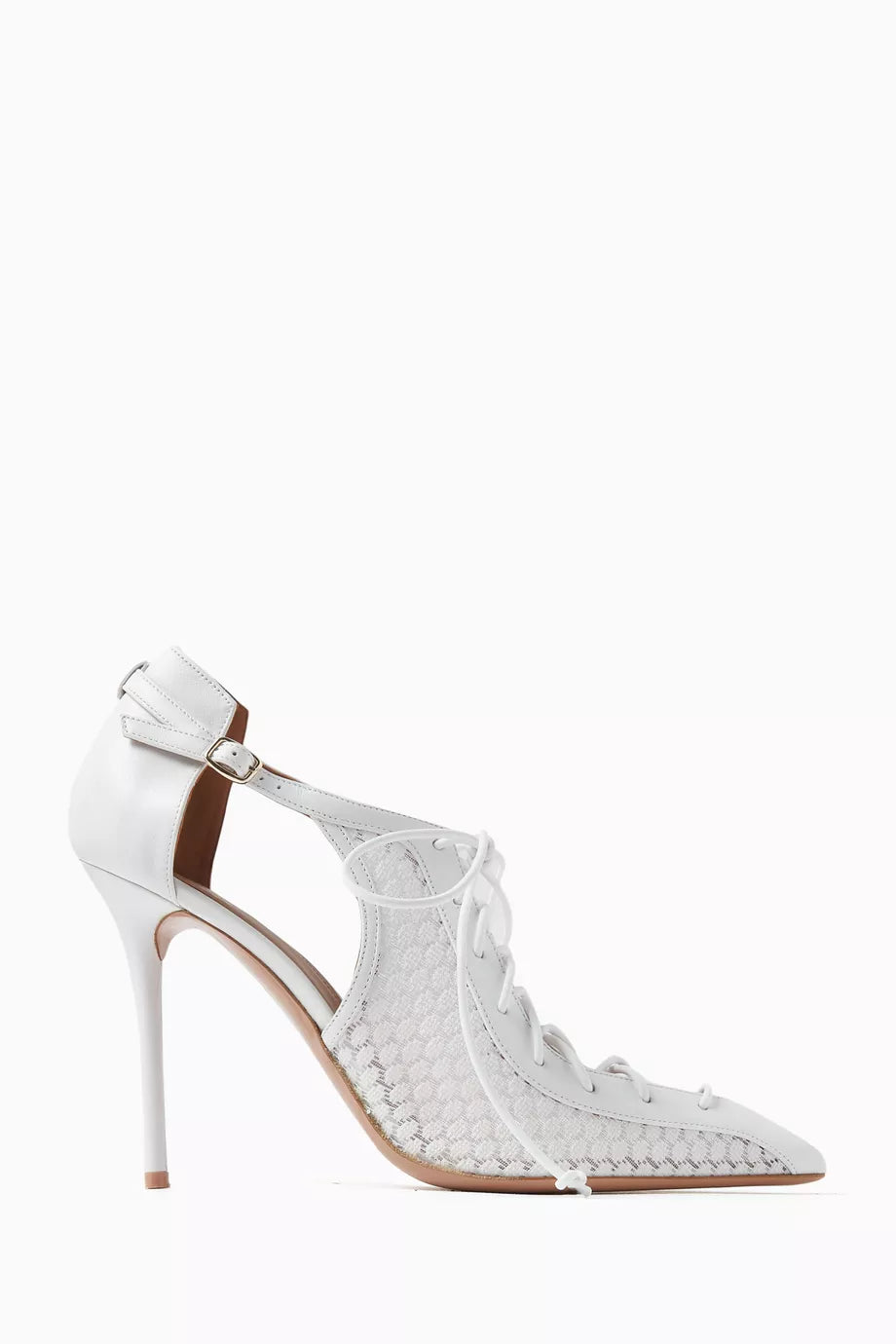 Montana 100 Lace-up Pumps in Lace Mesh