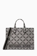 Large Gigi Grabe Tote in Cotton Jacquard
