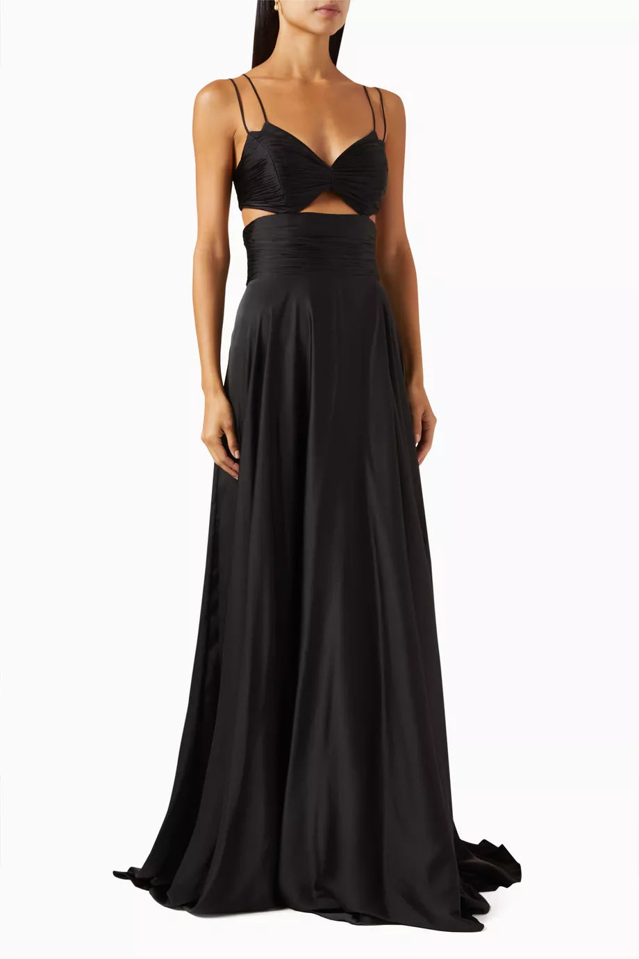 Milky Dress in Satin