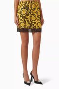 Barocco-print Underskirt in Silk