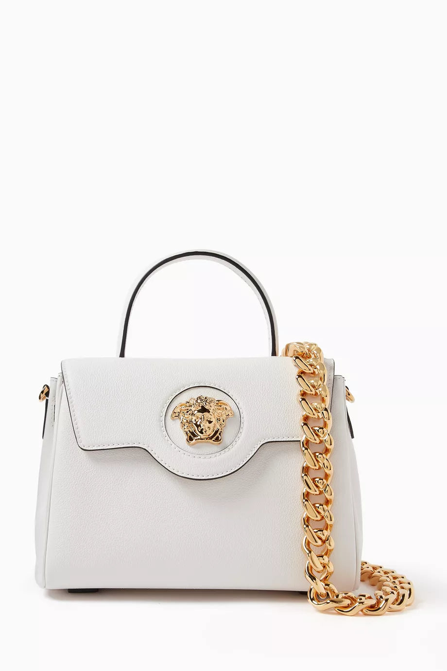 Medium La Medusa Handbag in Leather
