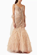 Crystal-embellished Mermaid Gown