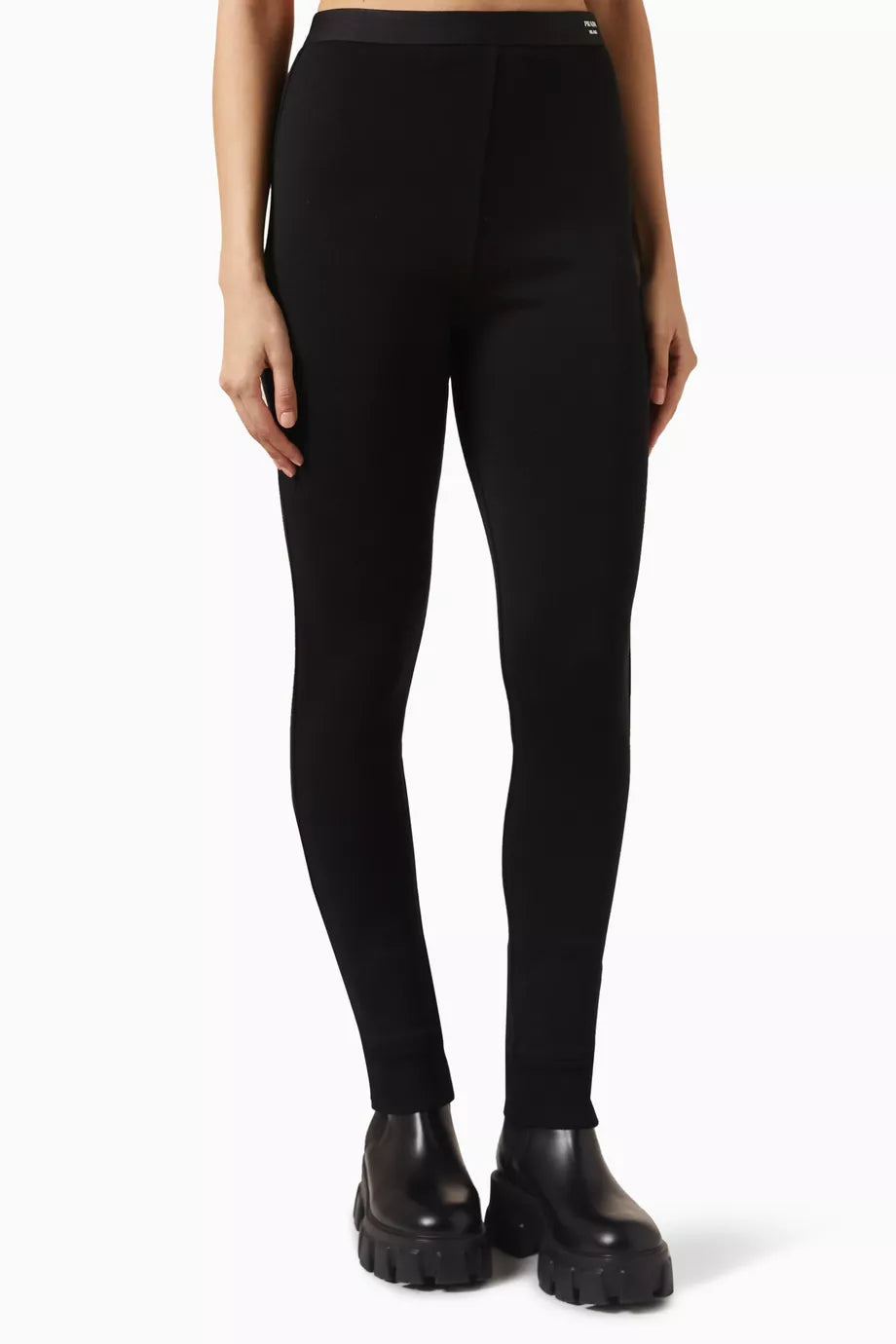 Logo Leggings in Knit