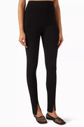 Body Split Leggings in Viscose Blend