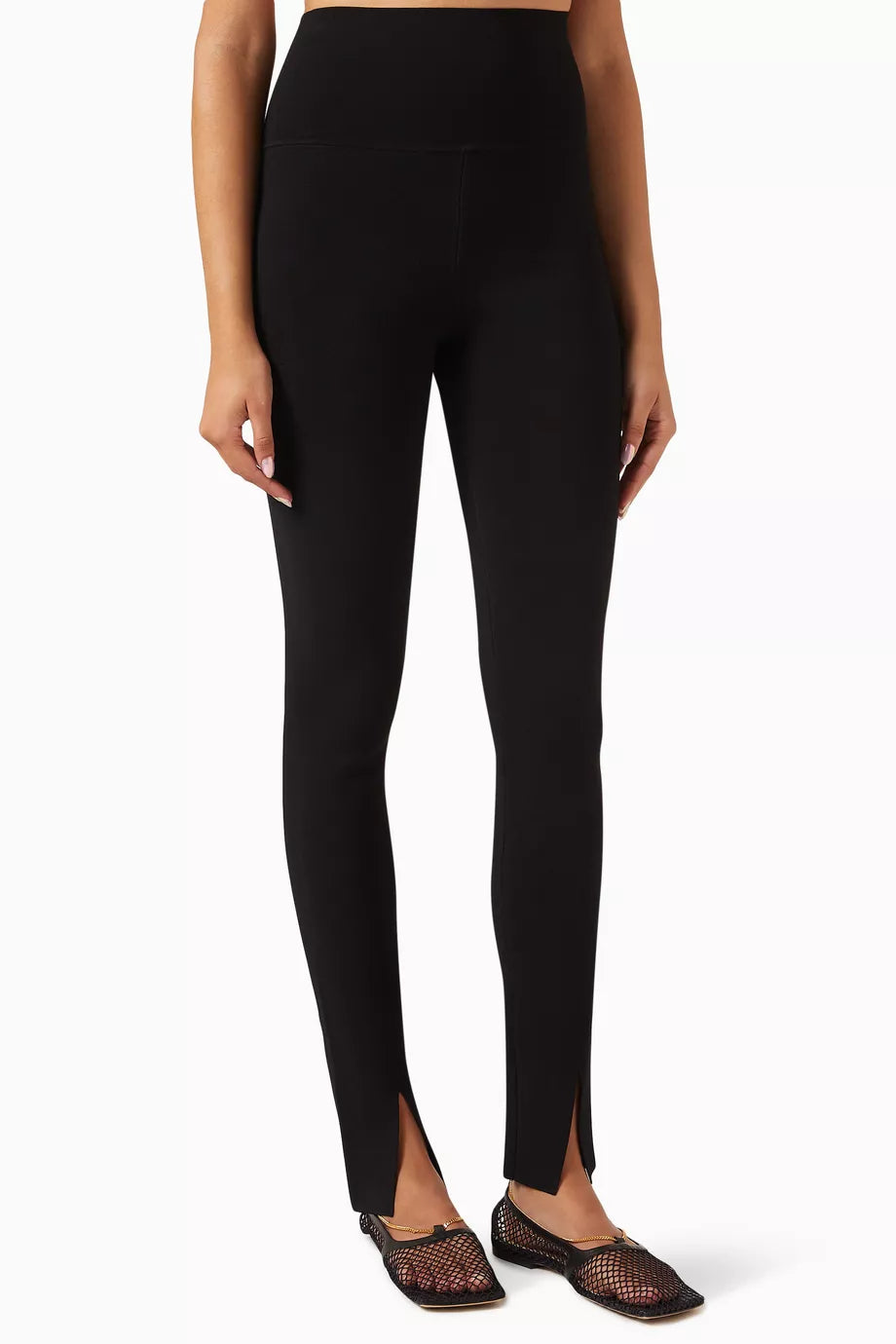 Body Split Leggings in Viscose Blend