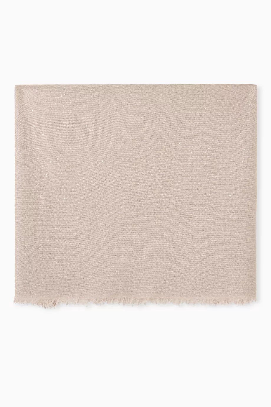 Sequin Embroidered Scarf in Cashmere & Silk