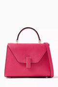 Micro Iside Top Handle Bag in Calfskin Leather