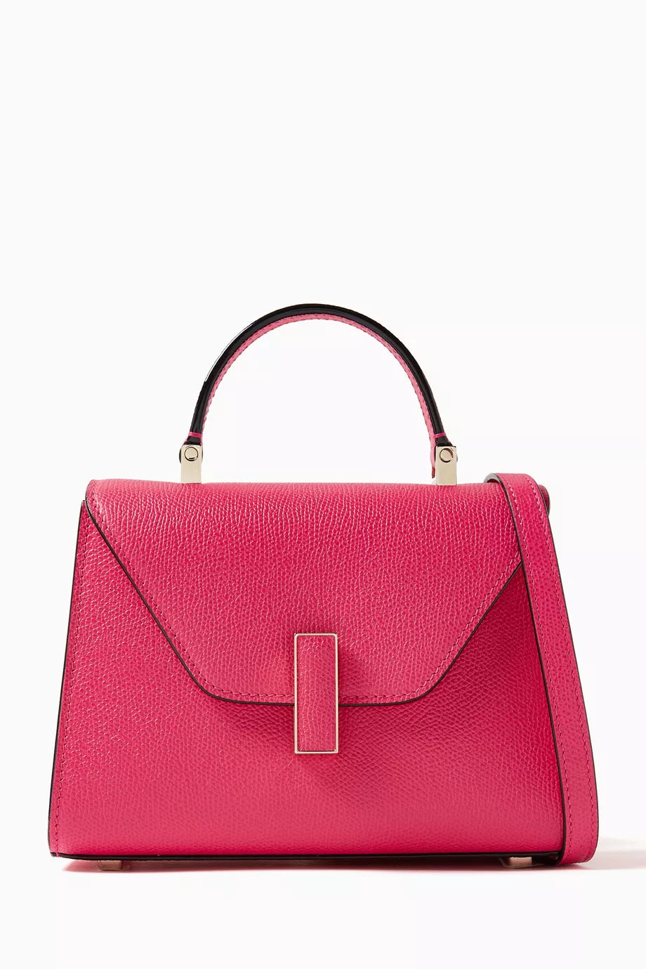 Micro Iside Top Handle Bag in Calfskin Leather
