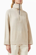 Half-zip Sweater in Cashmere