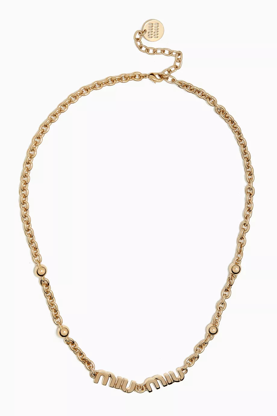 Logo Necklace in Metal