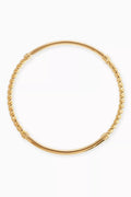 Cord Bangle in 18kt Recycled Gold-plated Sterling Silver