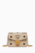 Mini Tracy Zip Card Case in Visetos