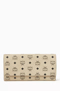 Large Aren Trifold Wallet in Visetos