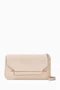 East West Omni Clutch Bag in Lizard-embossed Leather