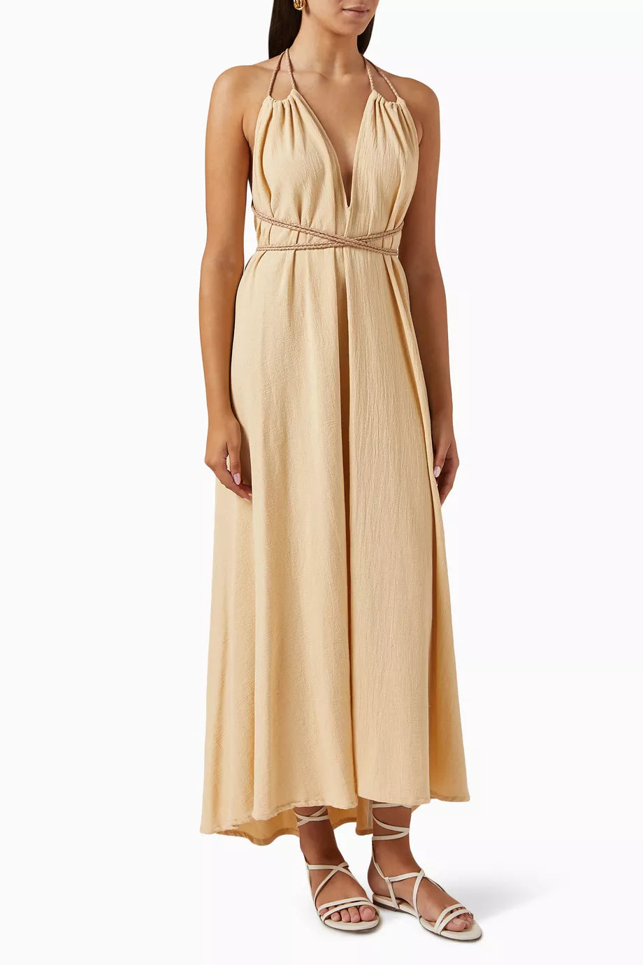 Mahahual Maxi Dress in Cotton-gauze