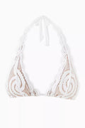 Lace Halter Bikini Top