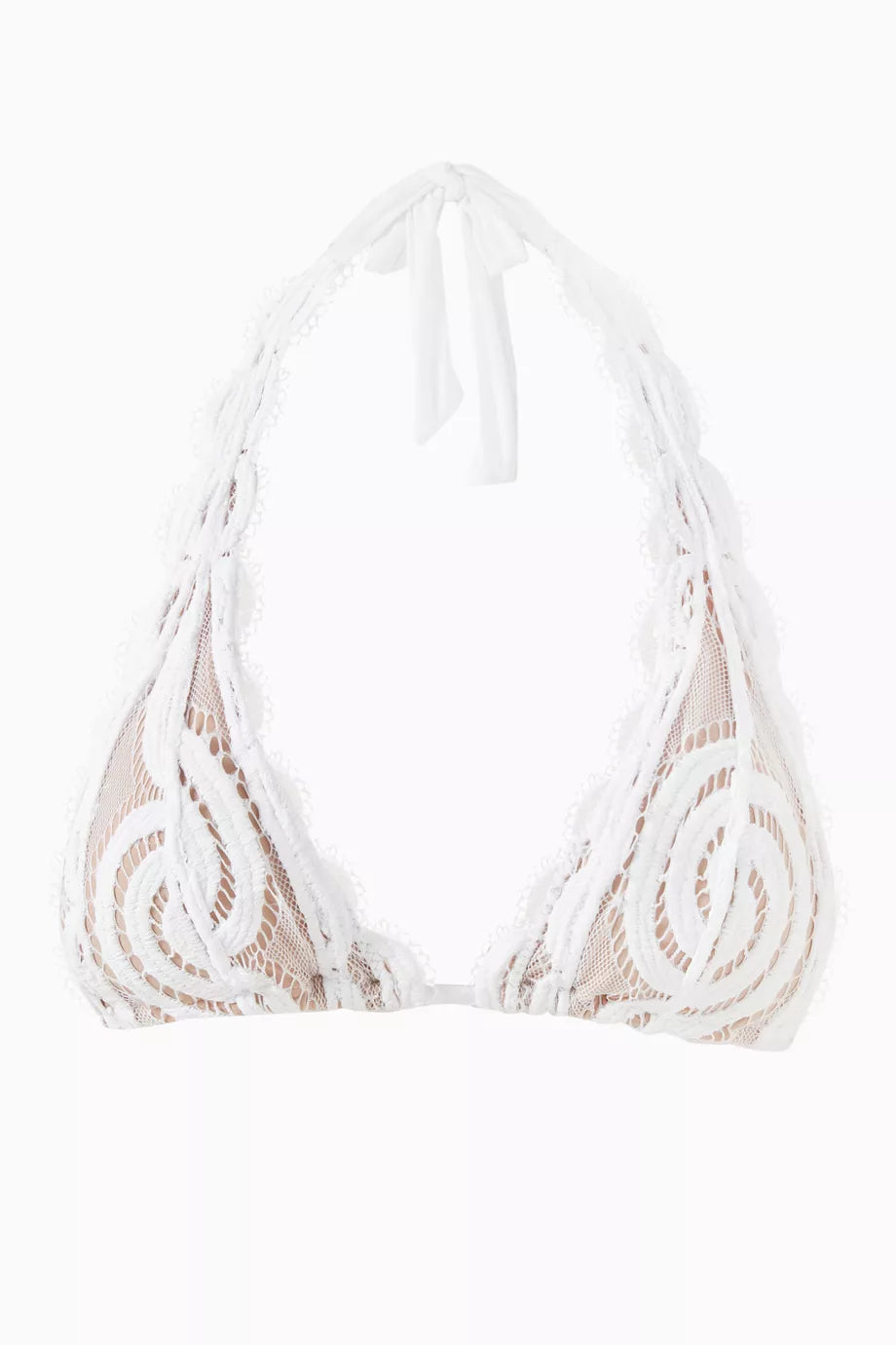Lace Halter Bikini Top