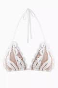 Lace Triangle Bikini Top