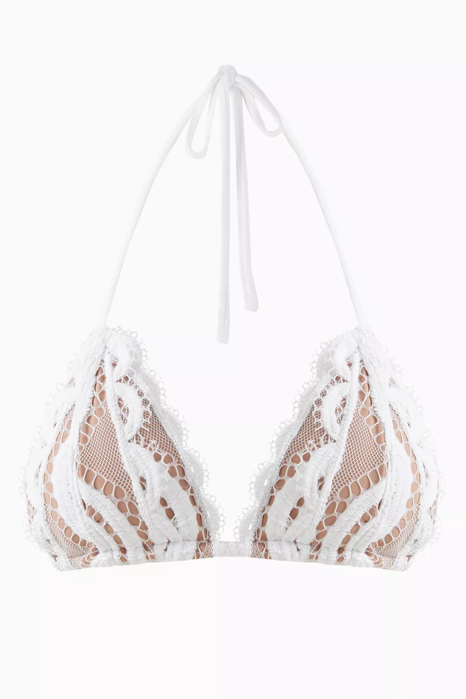 Lace Triangle Bikini Top