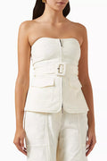 Elettra Bustier Top in Cotton