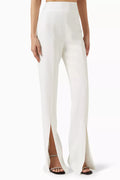 Ariah Front Slit Pants in Acetate-blend