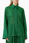 Lumiere Shirt in Metallic Lurex