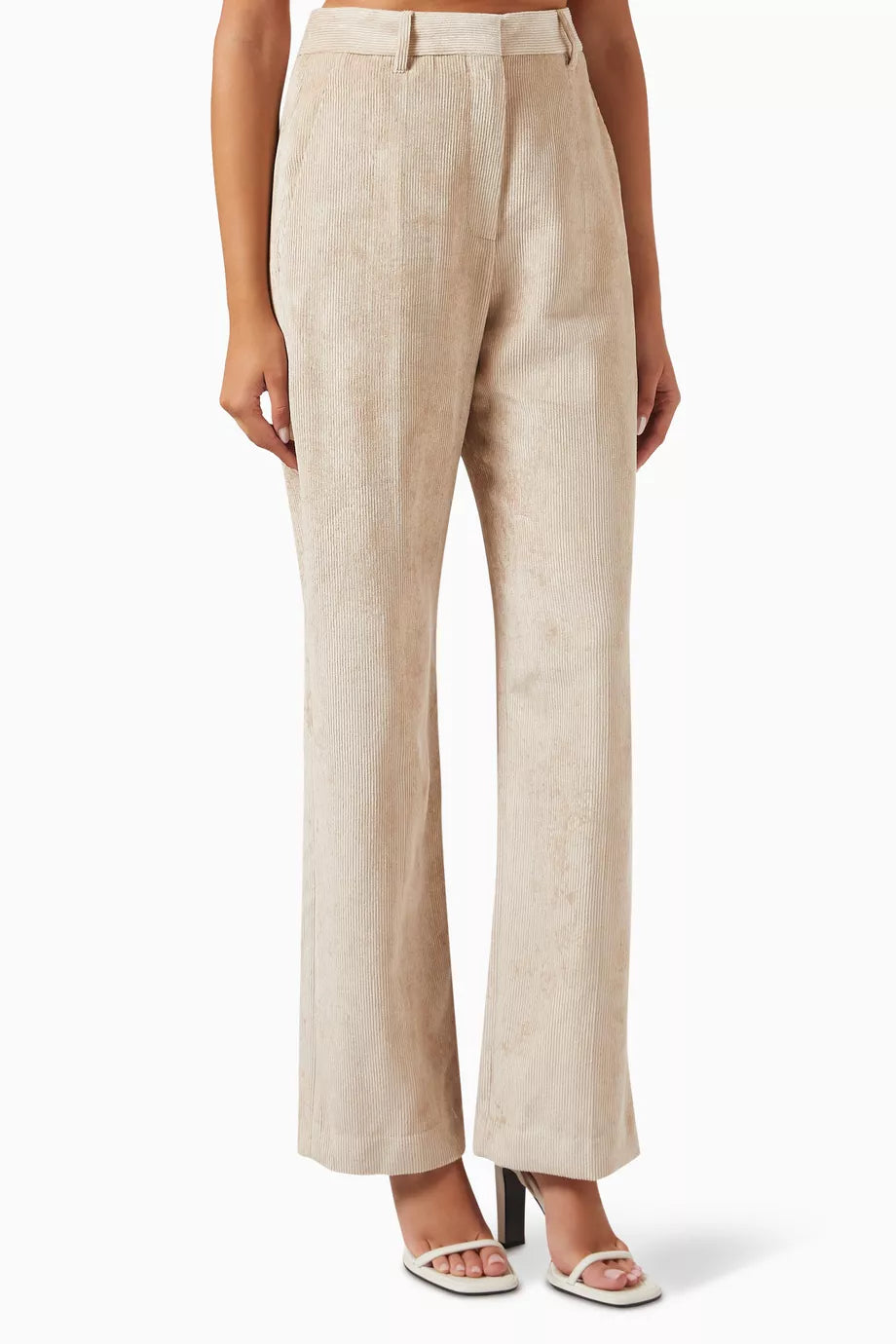 Straight-fit Pants in Hammered-corduroy