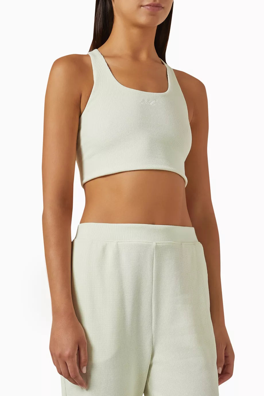 Brie Sports Bra in Waffle-knit