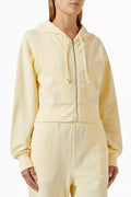 Fallon Hoodie in Waffle-knit