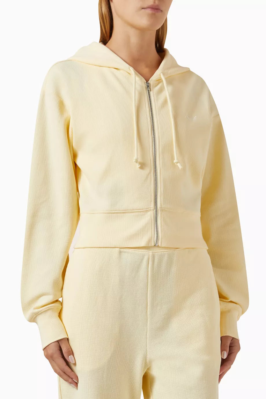 Fallon Hoodie in Waffle-knit