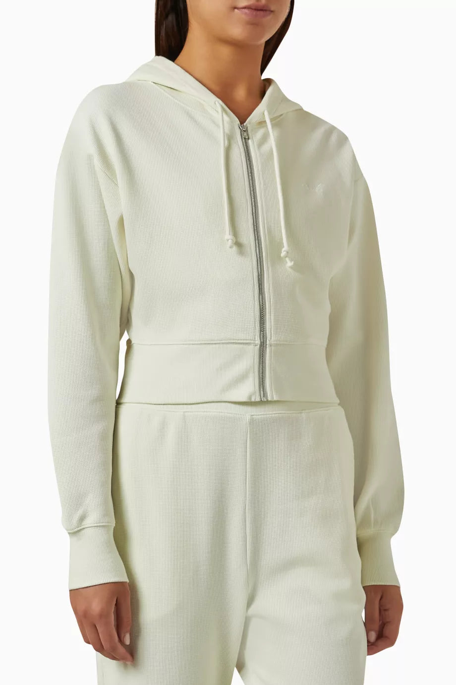 Fallon Hoodie in Waffle-knit