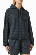 Dylan Broderie Logo Jacket in Cotton