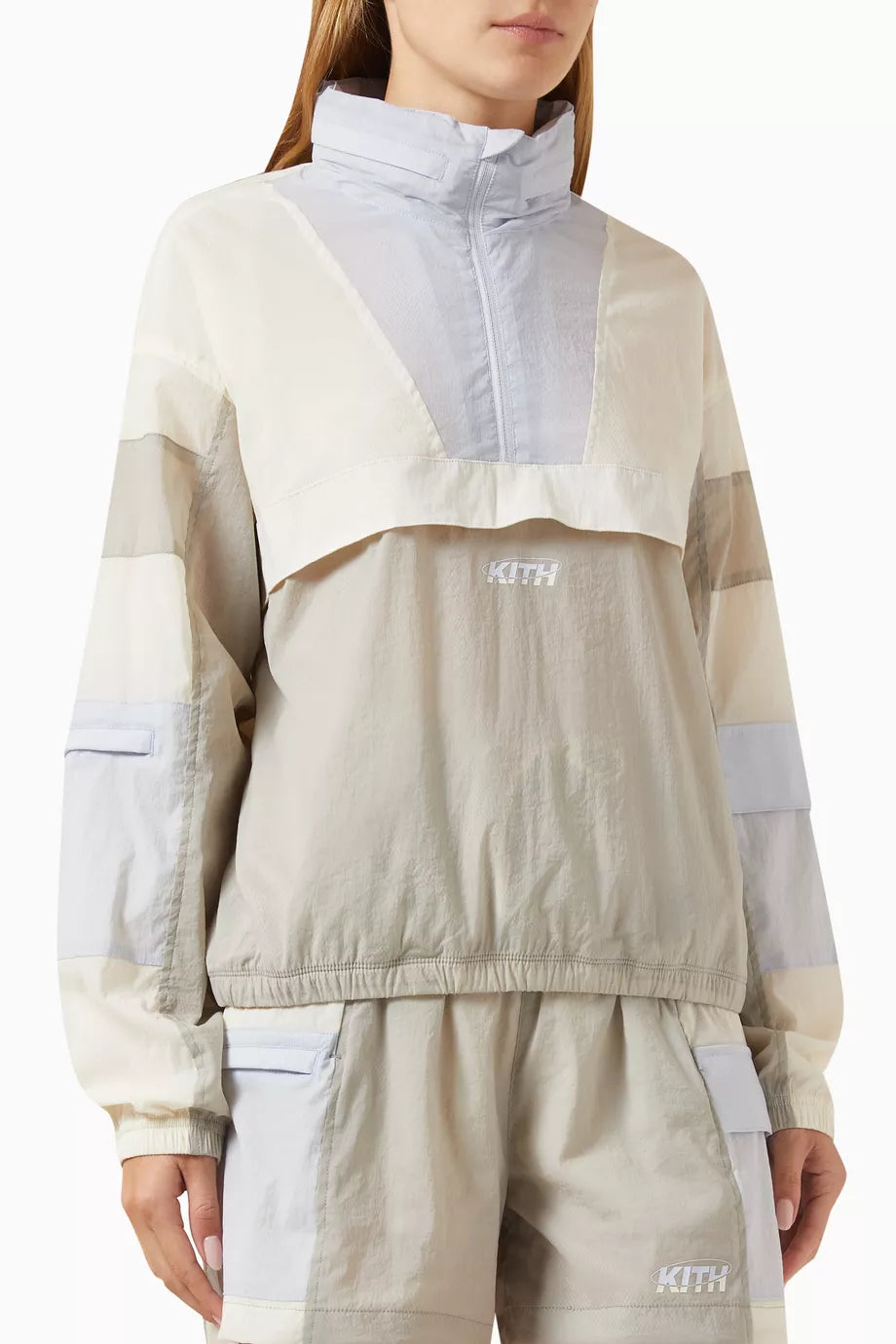 Mila Half-zip Jacket in Stretch-nylon