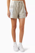 Amira Wind Shorts in Stretch-nylon