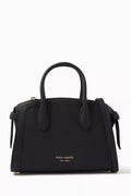 Mini Knott Satchel Bag in Leather