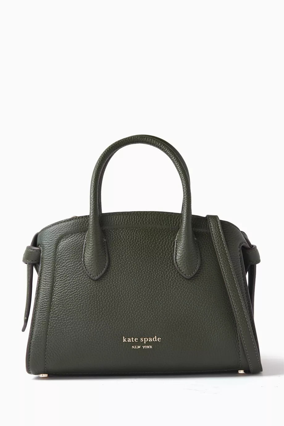Mini Knott Satchel Bag in Leather