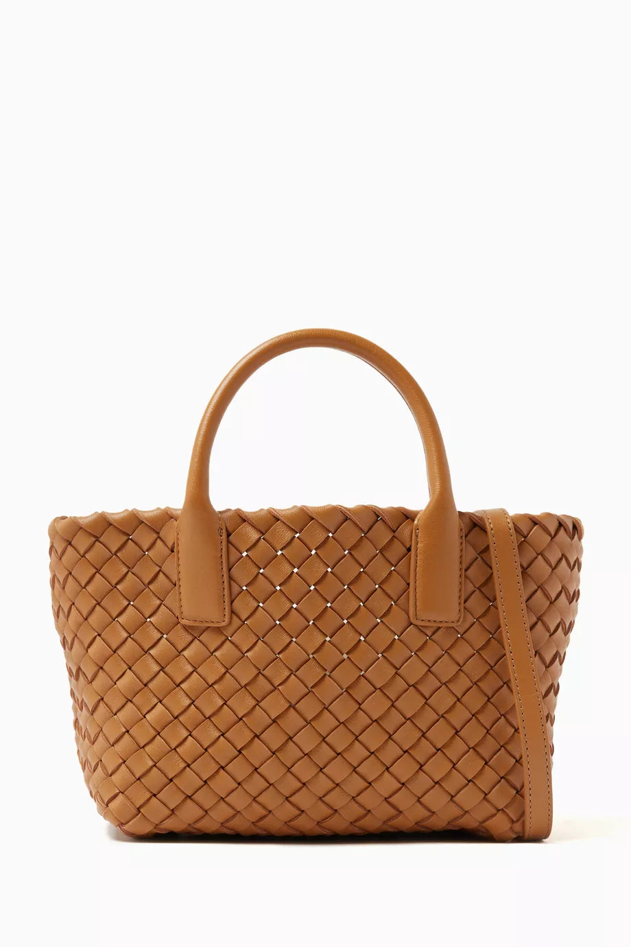 Mini Cabat Tote Bag in Inteccio Leather
