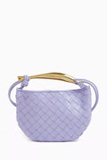 Mini Sardine Top-handle Bag in Intrecciato Leather