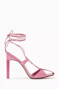 Adele 105 Lace-up Pumps in Patent Leather